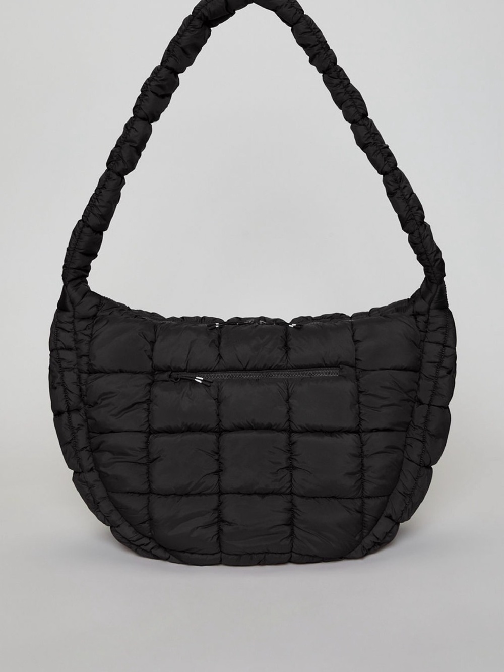 Fabletics Quilted Puffer Crossbody Bag - Black